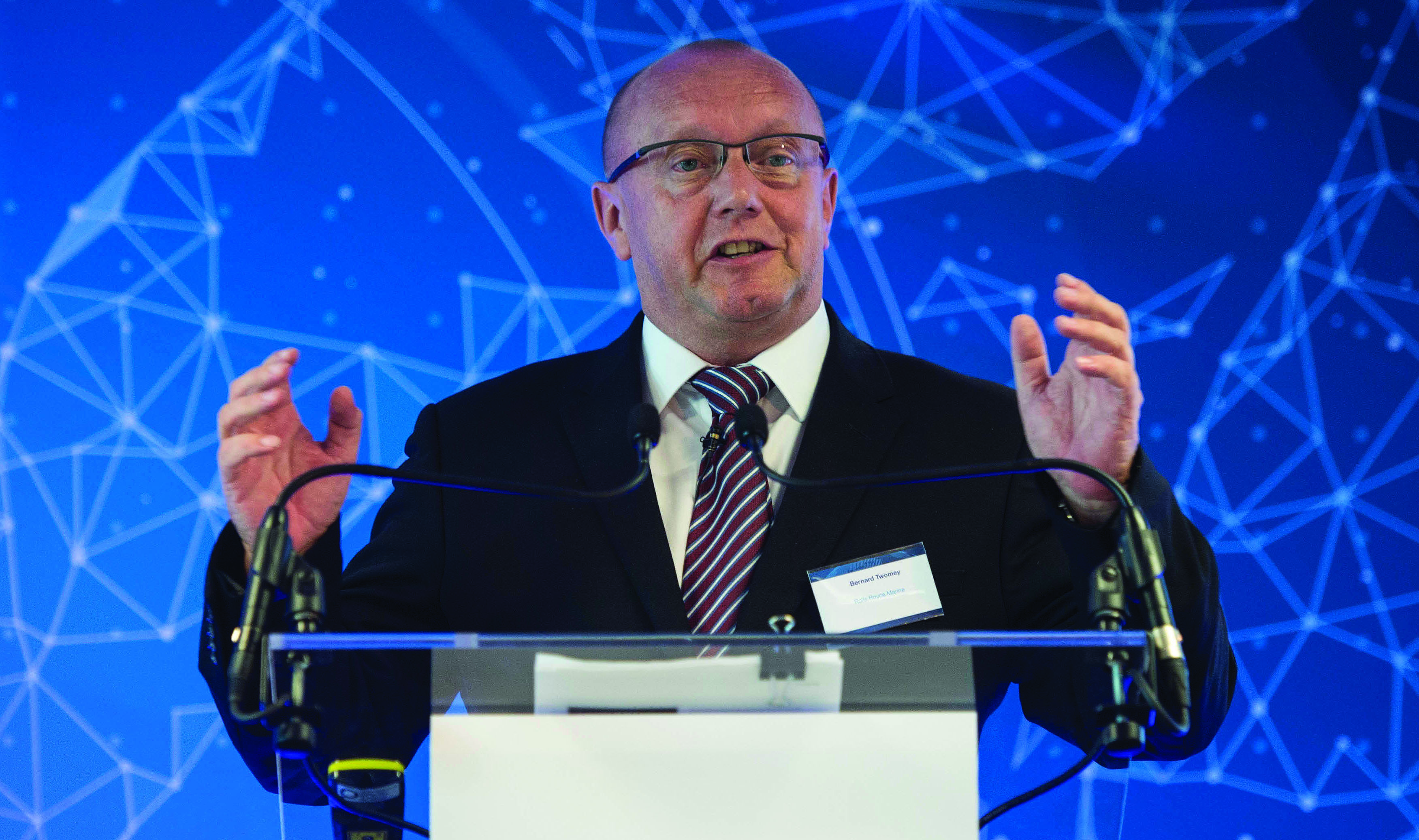 Image:Bernard Twomey of Rolls-Royce said legal hurdles need to be removed.