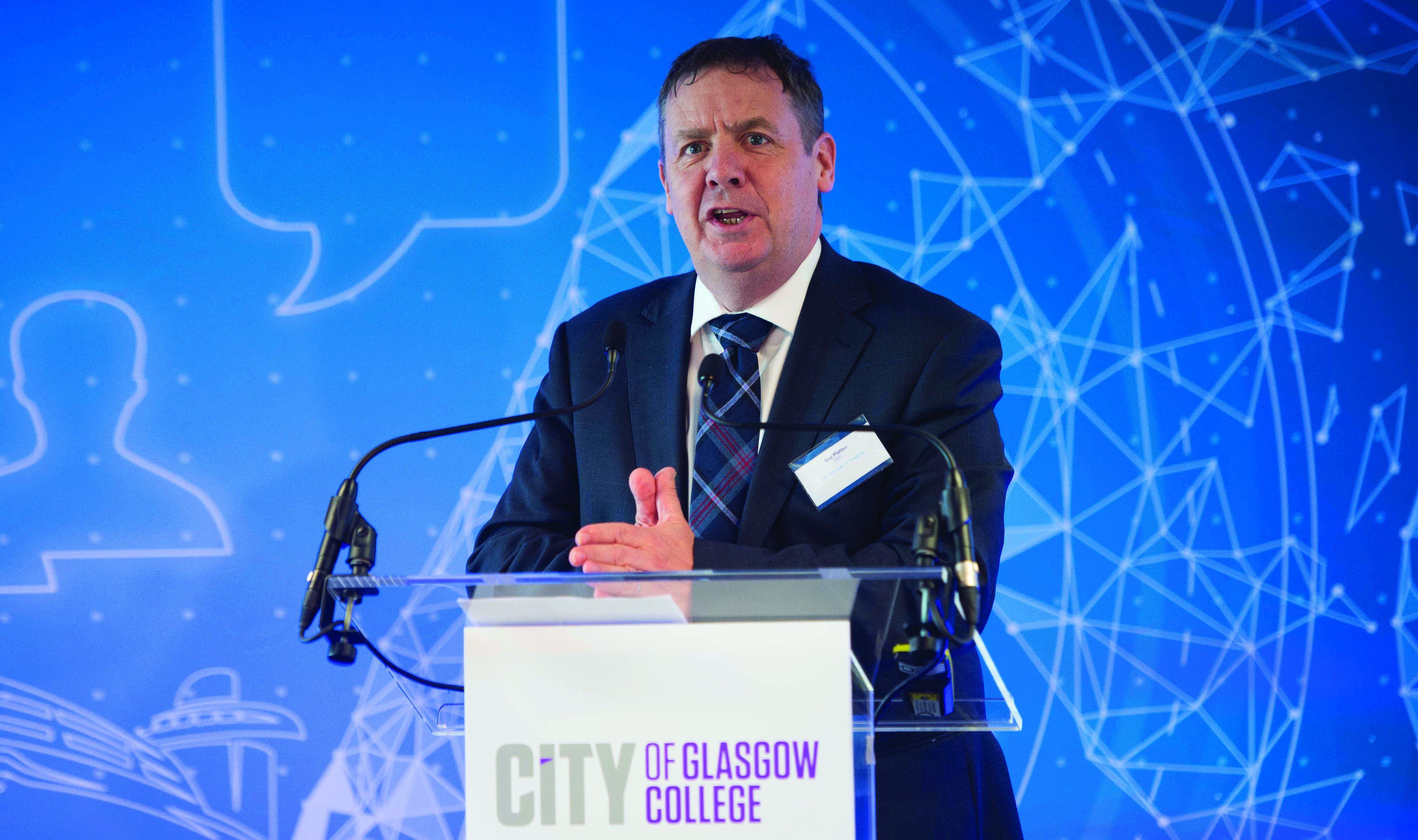 Image:Guy Platten said the world will always need maritime skills.
