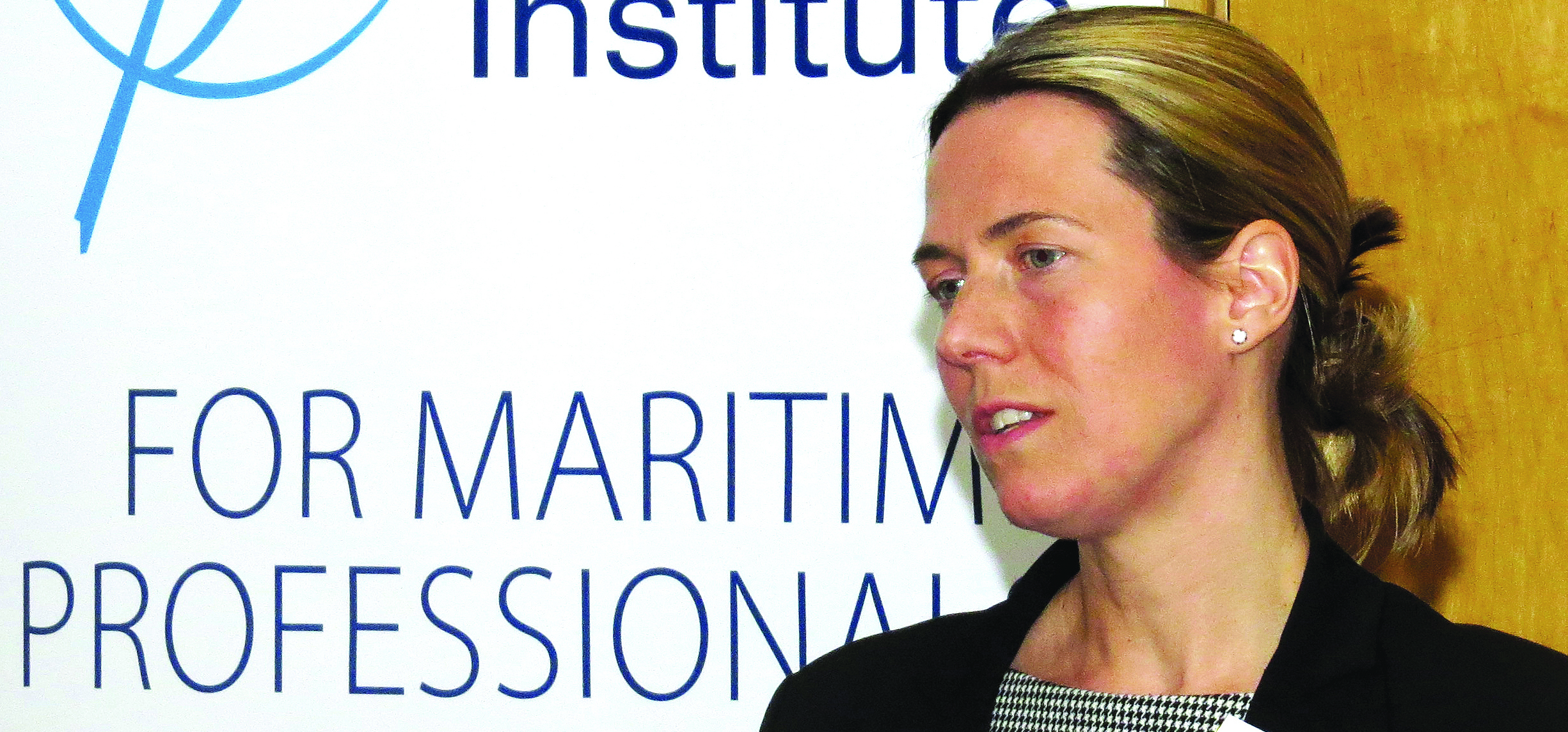 Image:Dr Olivia Swift, of the University of London, put forward research showing how important decent connectivity is to crew wellbeing.