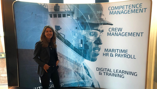 Image:Jorunn Eldoy, maritime lead for digital learning and human capital management company Mintra. Image: Mintra 