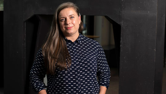 Image:Petra Sviberg, the project manager for the Swedish photography initiative that aims to build a positive and realistic image bank that journalists can use to illustrate stories about female seafarers. Image:  Dick Gillberg