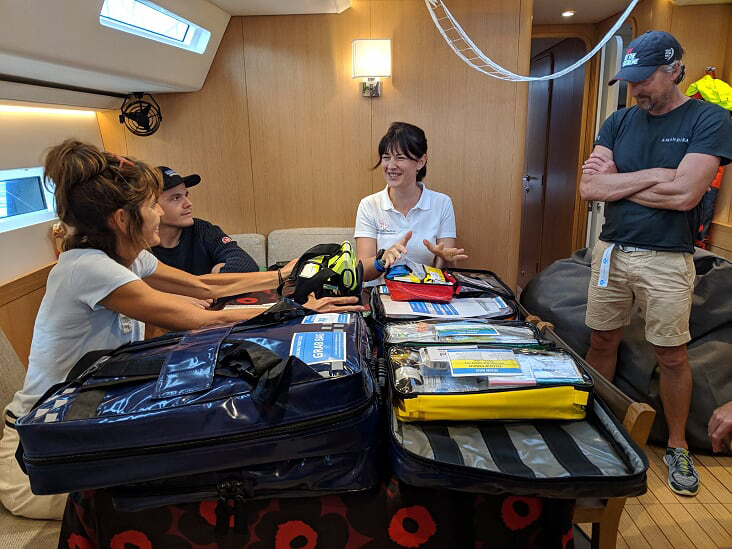 Image: Nautilus yacht partner Liz Baugh Red Square Medical