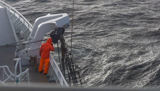 Image:Up to 30,000 seafarers sail on vessels flying French flags and 5,000 of these are deep-sea seafarers or fishers with limited access to medical care. Image: Getty Images