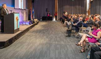 Image:'I have been happy to see growing numbers of young members taking a more active part in union activity,' said Neven Melvan.