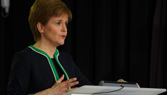 Image:Scottish First Minister Nicola Sturgeon. Image: Scottish Government / Wikimedia Commons