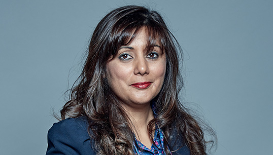 Image:Nusrat Ghani MP: imperative that UK government claw back furlough money from P&O Ferries and review contracts with the company. Image: official portrait from parliament.uk