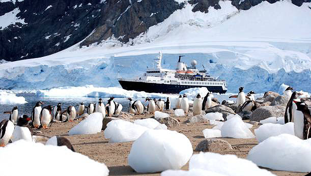 Image:The new guidelines aim to help shipping companies meet the Polar Code, which requires them to develop a polar water operations manual in order for their ships to be issued with a Polar Ship Certificate, if they intend operating in polar regions.  Image: Antarctica expedition - Getty Images