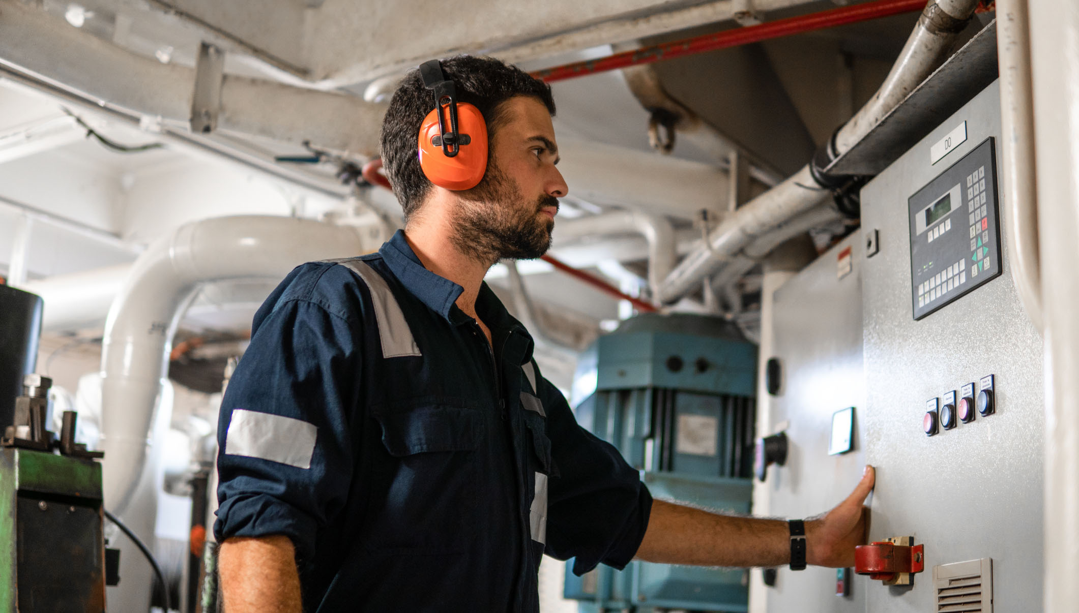Image:Safety first: protective clothing worn by an engineer. Image: Getty