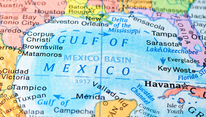 Image:The Auger platform is located 214nm south of New Orleans in the US Gulf of Mexico. Image: Getty
