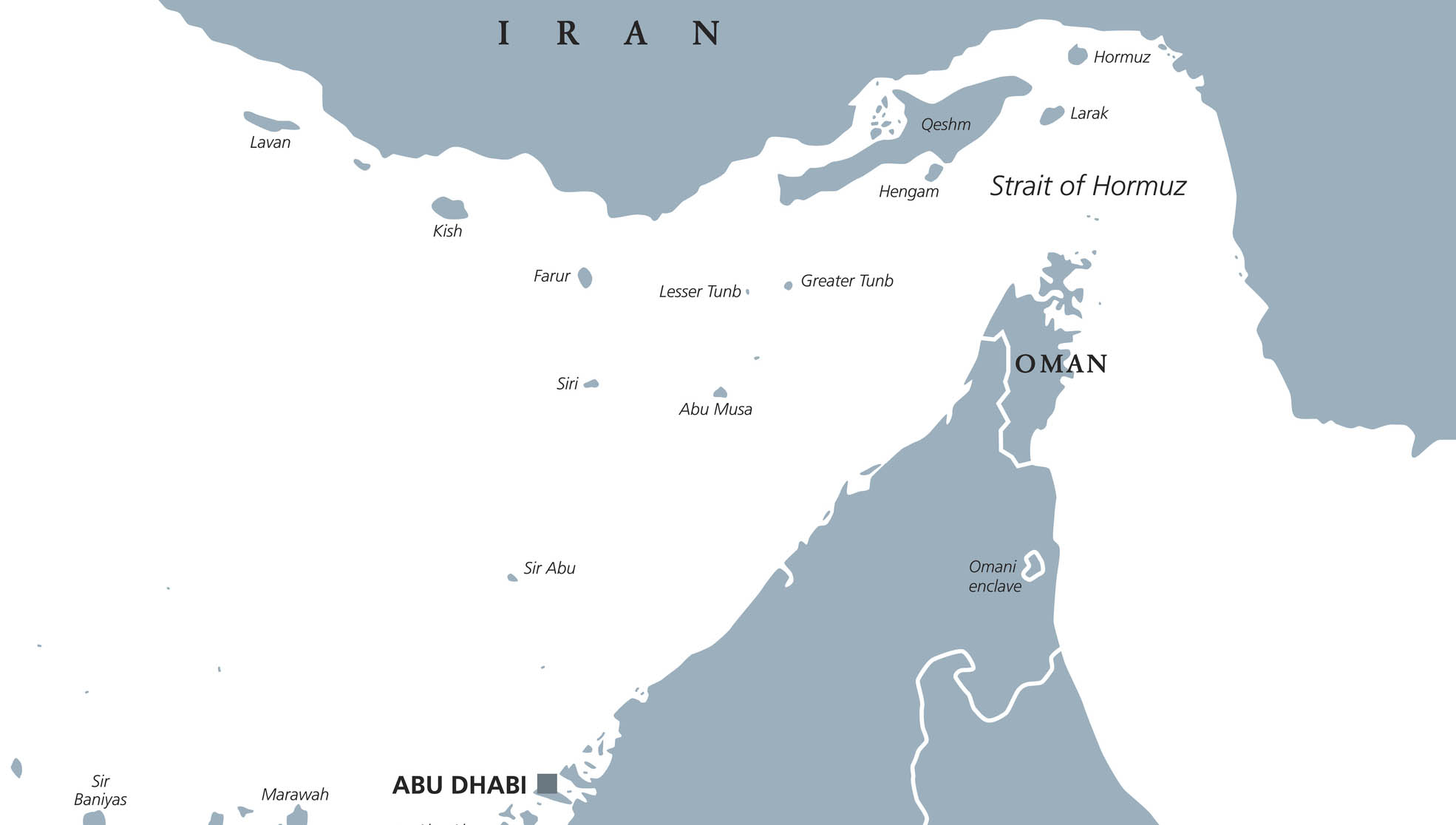 Image:Strait of Hormuz: The agreement applies to all vessels entered into the UK Chamber and the clauses are invoked if flag state and industry guidance is not complied with. 