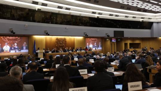 Image:The 79th session of the IMO Marine Environment Protection Committee meeting in London on 12-16 December 2022. Image: IMO Flickr stream
