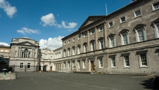 Image:Leinster House, seat of the Irish Parliament. Image: Getty