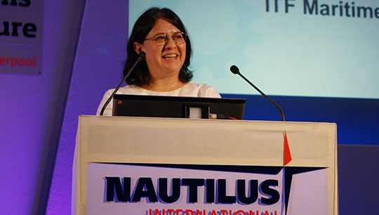 Image:ITF maritime coordinator Jacqueline Smith:  The wishes of any individual seafarer should be considered when considering repatriation
