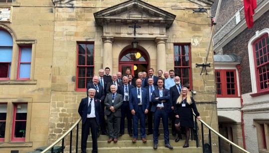 Image:Attendees at the meeting in Newcastle, held at Trinity House. Image: NEDSPA