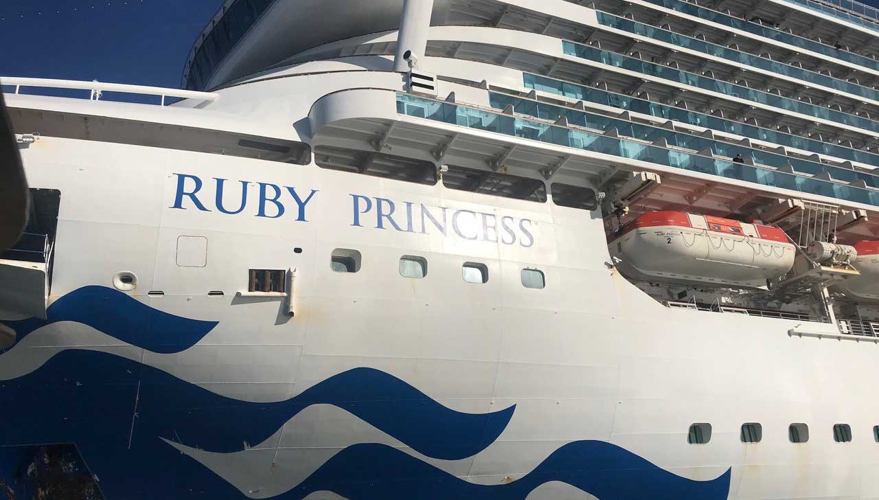 Image:Ruby Princess: Nearly 400 seafarers were repatriated to the Philippines, United Kingdom and Ireland, US, Canada, New Zealand, Italy, Romania and Ukraine