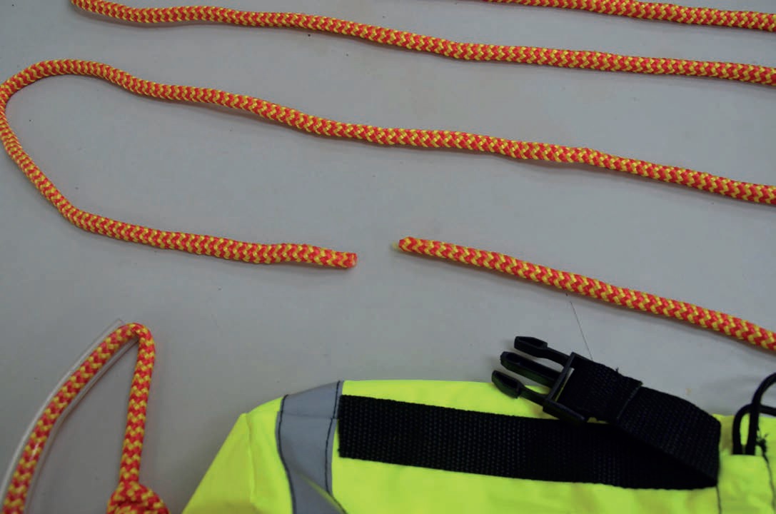 Image:The MAIB has urged seafarers to be on the lookout for faulty throw bag rescue lines: Image credit: MAIB
