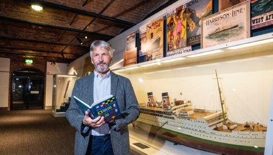 Image:Andrew Linington, author of the Nautilus history book Pulling Together. Image: Brad Wakefield