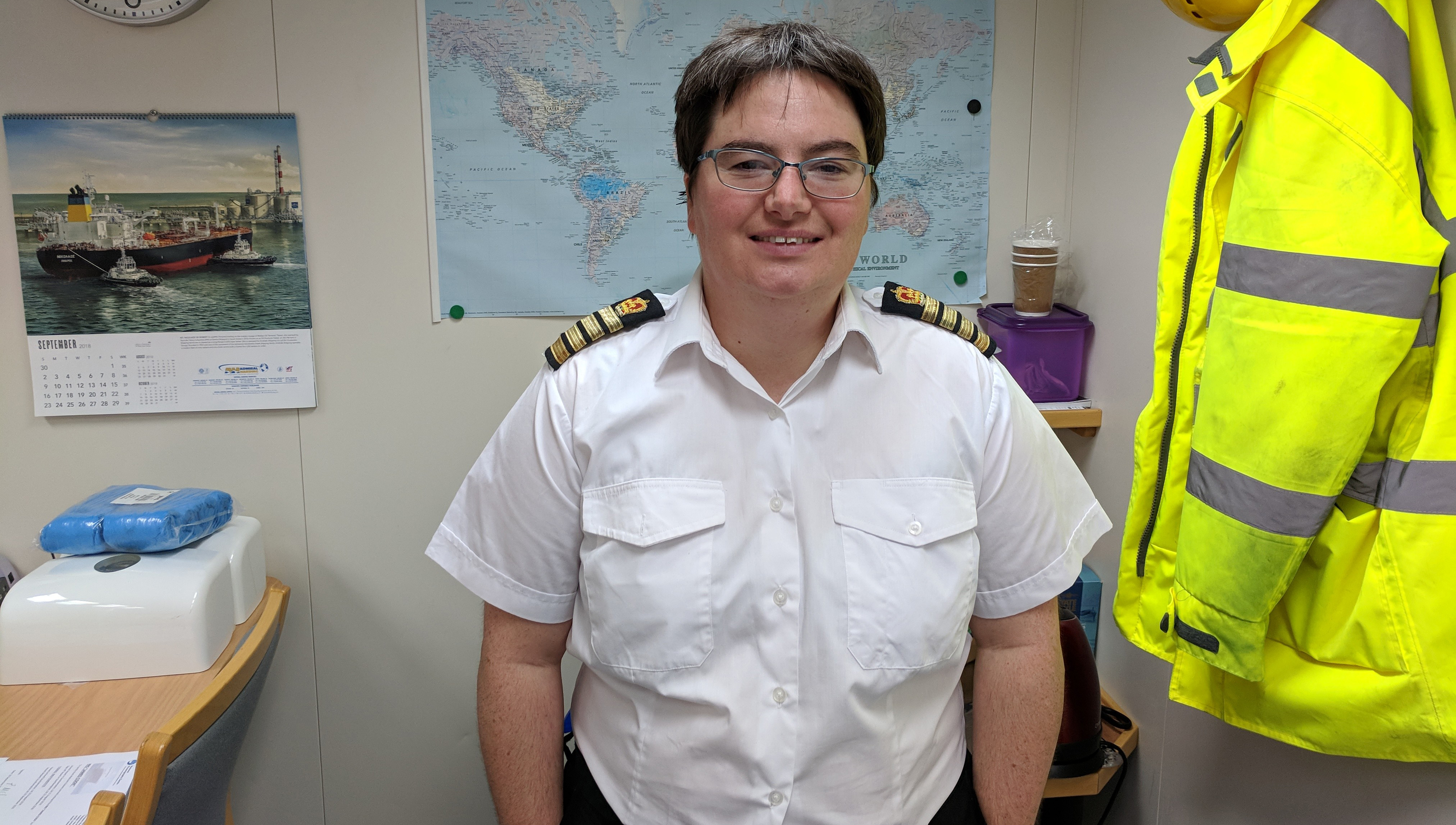 Image:Nautilus member Captain Evelyn Voaden is part of the NMM community research team