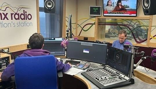 Image:Nautilus official Garry Elliott during the Manx Radio interview. Image: Nautilus International