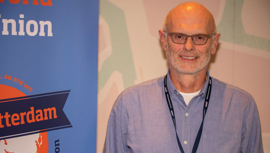 Image:Ulrich Jurgens, the incumbent chair of the Nautilus International Council, who has been re-elected to the Union's governing body in the 2021 elections.