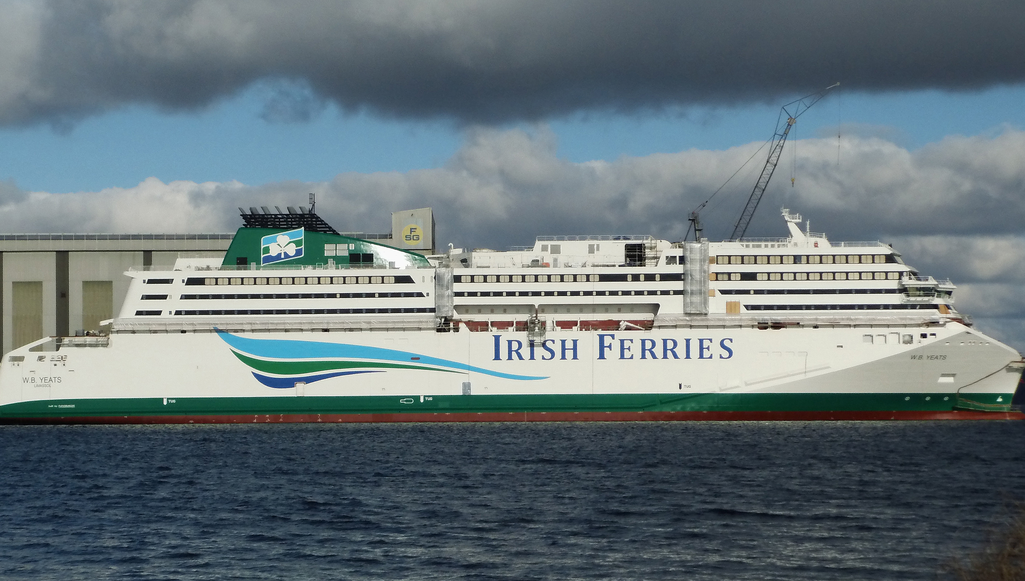Image:Irish Ferries vessel WB Yeats. Image: Wikimedia Commons
