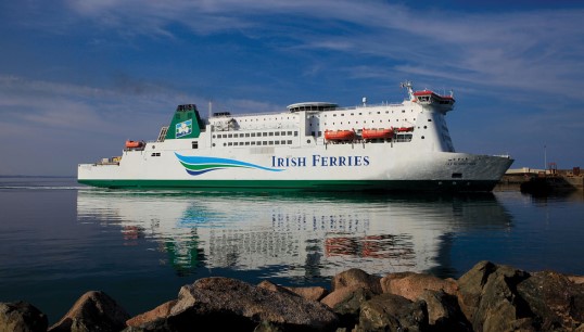 Image:Budget operator Irish Ferries is to introduce two more vessels on the Dover-Calais route, alongside the Isle of Inishmore (pictured). Image: Irish Ferries