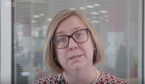 Image:Jannette Bell who is stepping down as chief executive at P&O Ferries.