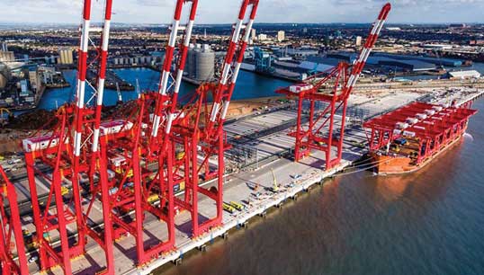 Image:Aerial view of Peel Ports.