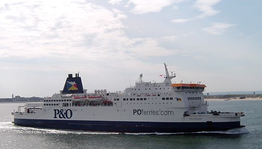 Image:Nautilus is opposing plans by P&O Ferries to reintroduce the Pride of Burgundy with all-agency crew. Image Chris O/Wikimedia Commons
