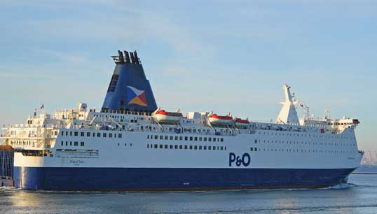 Image:P&O Ferries' Pride of York. P&O has furloughed 1,230 employees since the government Job Retention Scheme was launched. Image: Wikimedia Commons