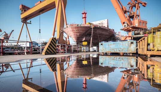 Image:A shipyard in Guangzhou, China. Image: Getty Images