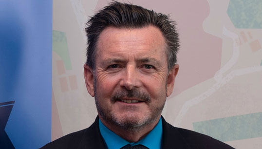 Image:Nautilus national organiser Steve Doran. Image: Nautilus International