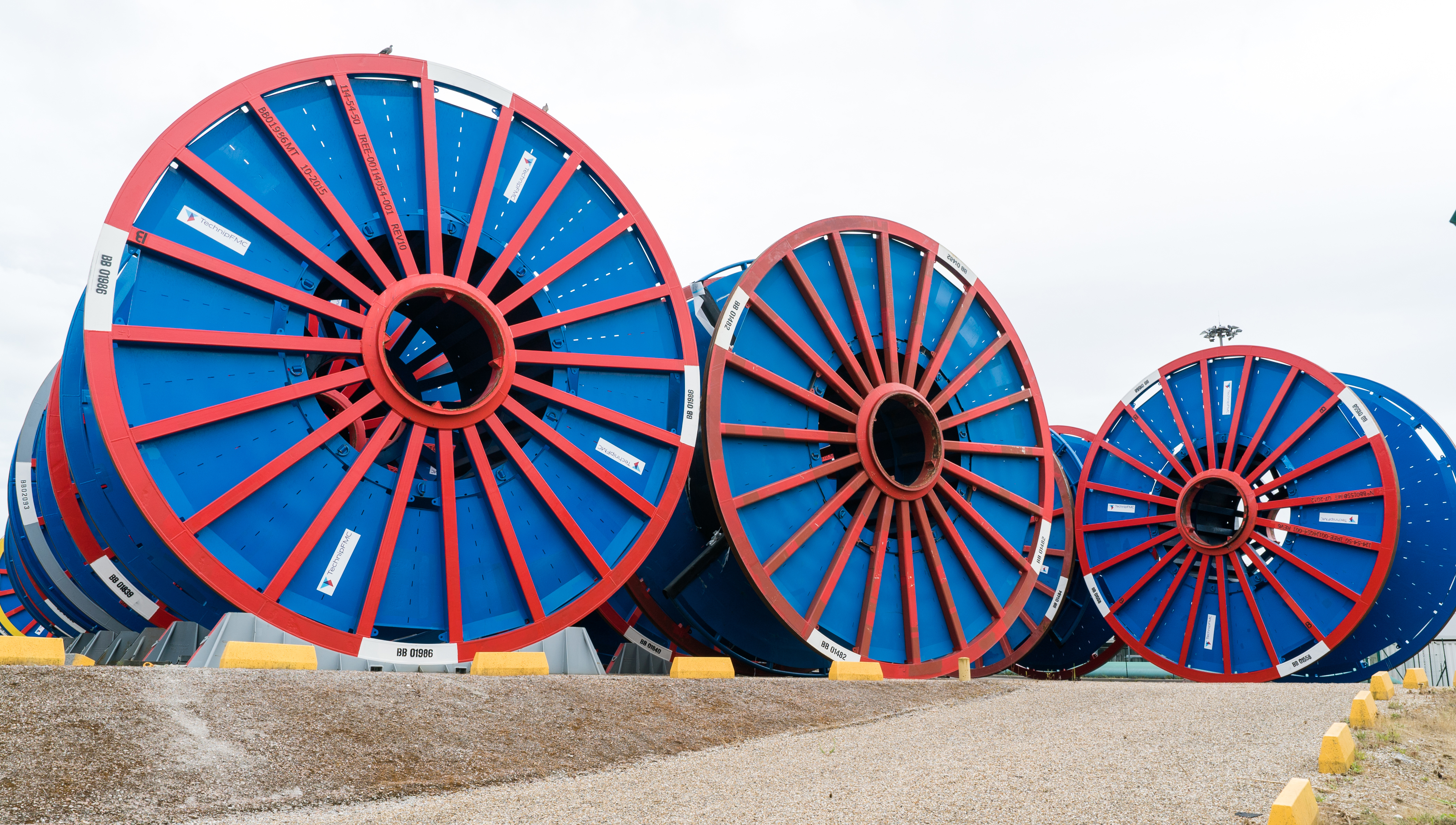 Image:Sub-sea cable reels. Image: Getty Images.