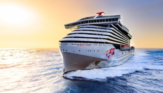 Image:The new CBA covers both the Scarlet Lady (pictured) and Valiant Lady. Image: Virgin Voyages