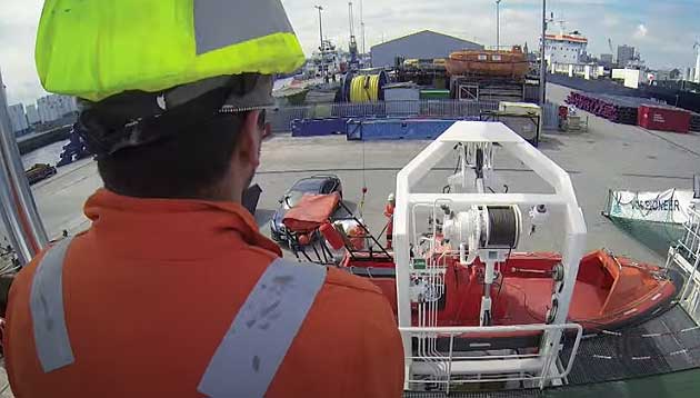 Image:Vroon offshore services emergency response exercise. Image: Vroon YouTube promotional video
