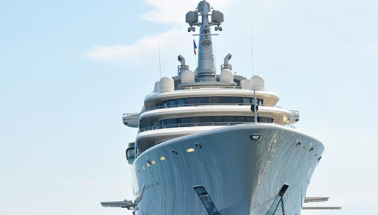 Image:MV Eclipse, the superyacht owned by Russian billionaire Roman Abramovich. Image: vesselfinder.com