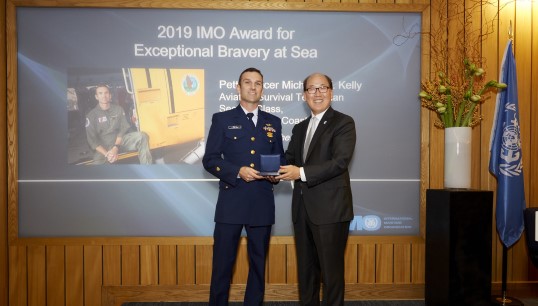 Image:The International Maritime Organization's 2019 Bravery Awards. IMO HQ, London, 25th November 2019. Image: Greg Funnell