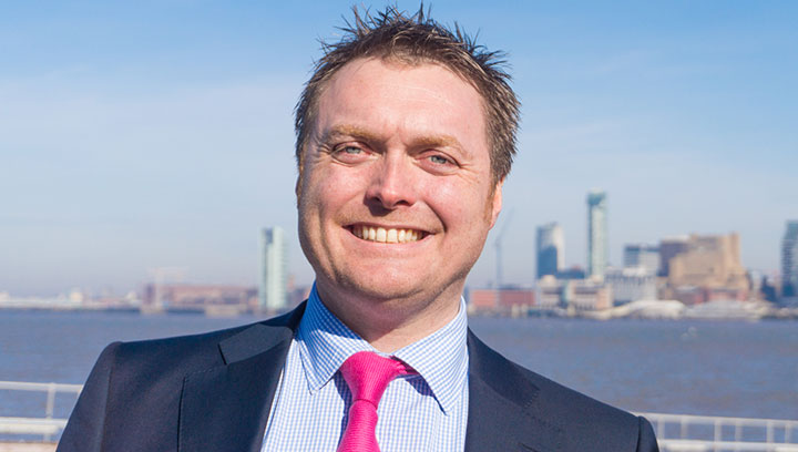 Image:Mersey Maritime Chief Executive Chris Shirling Rooke spoke about the new cluster at a LISW press briefing on board HMS Enterprise