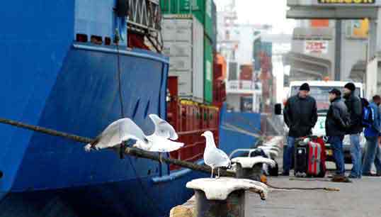 Image:Seafarers say they feel 'forgotten' on crew changes. Image: stock pic, Danny  Cornelissen.