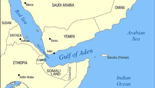 Image:Houthi rebels fired missiles towards the USS Mason and the Central Park, landing in the Gulf of Aden approximately ten nautical miles from the ships. Image: Wikimedia Commons