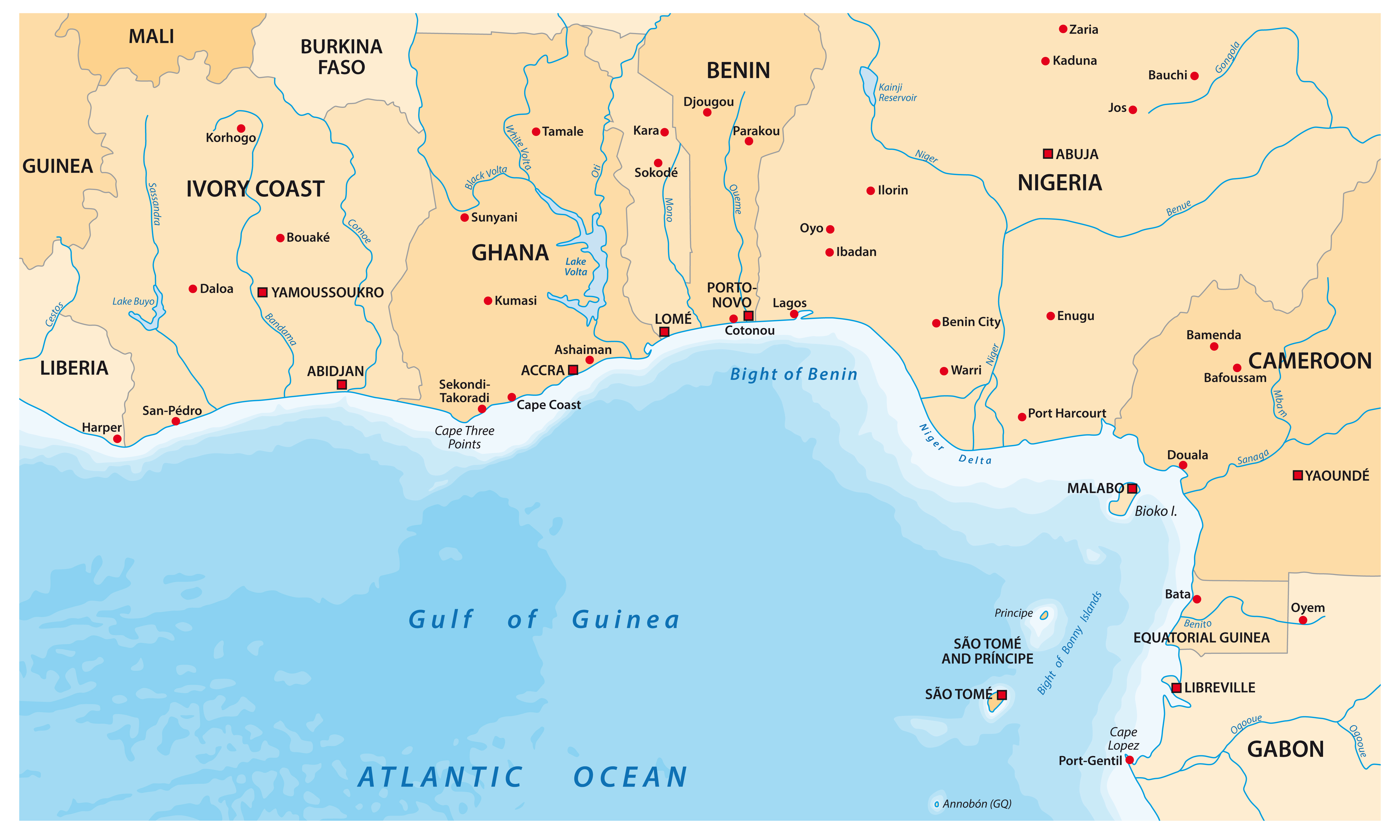 Image:According to the International Maritime Bureau (IMB), the latest figures show that the Gulf of Guinea remains the world's piracy hotspot. Image: Getty Images