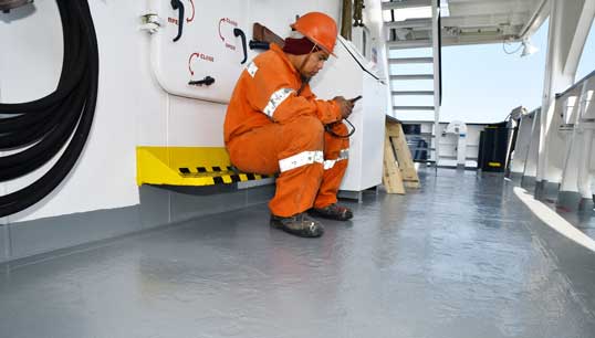 Image:The right to mandatory social connectivity for crews – including internet access – were among key wins for seafarers during MLC amendment negotiations. Image: Danny Cornelissen