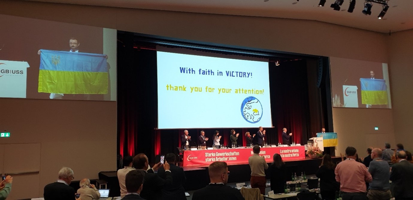 Image:Hier im Bild während einer Live Schalte bei SGB Kongress von 2022. Image: SGB