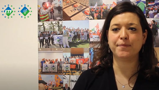 Image:ETF acting general secretary Livia Spera