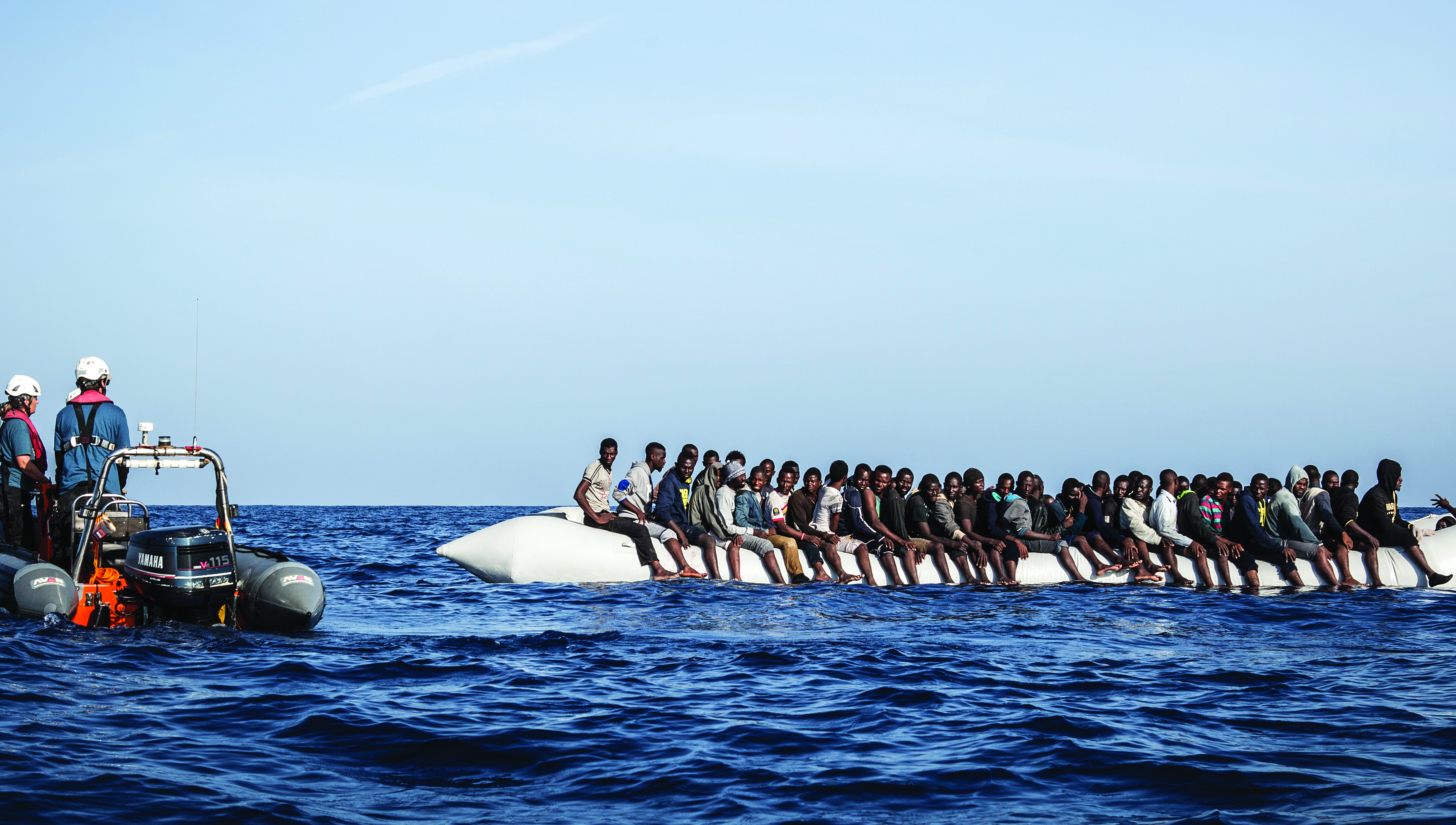 Image:Seafarers involved with migrant rescue can find themselves coping with extreme situations.
Images: Judith Buethe