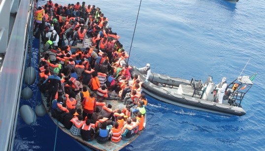 Image:A successful rescue operation in 2015. Image: Irish Defence Forces