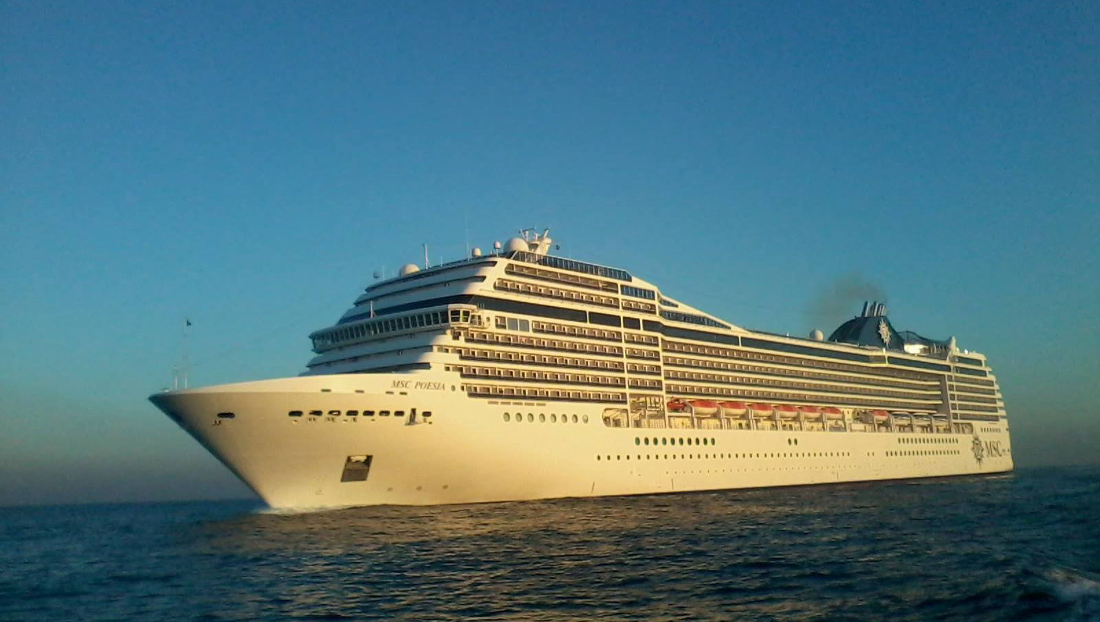 Image:MSC Poesia is one of two vessels chartered to act as floating hotels during the 2022 World Cup in Qatar. Image: Wikimedia Commons