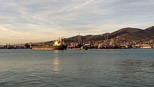 Image:Novorossiysk seaport: ships from Covid-19 hotspot countries will be disinfected 