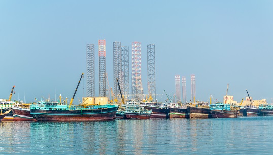 Image:The ITF has freed five seafarers who were stuck in Port Khalid, UAE. Image: Getty Images