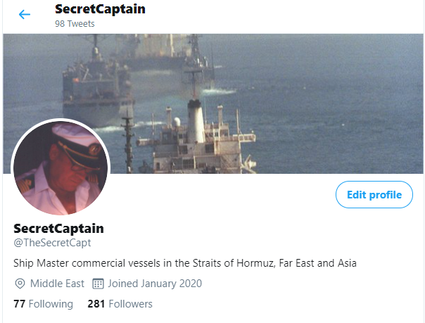Image:The 'SecretCaptain' Twitter account has been sharing concerns about the crew change crisis